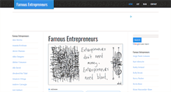Desktop Screenshot of famous-entrepreneurs.com