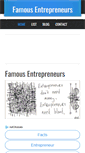 Mobile Screenshot of famous-entrepreneurs.com